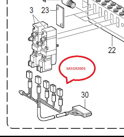 Valve harness X5 ASSY