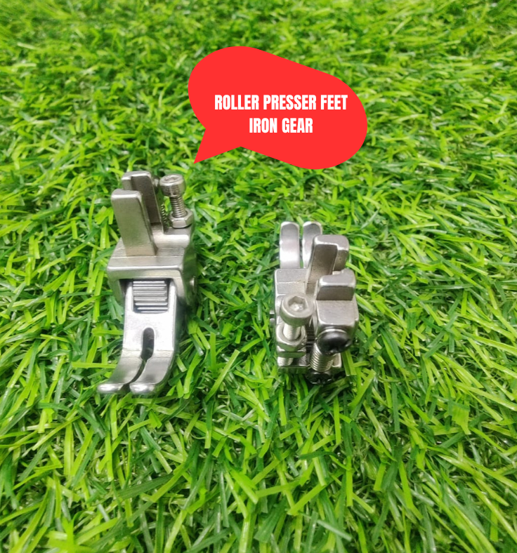 ROLLER PRESSER FEET (IRON GEAR)