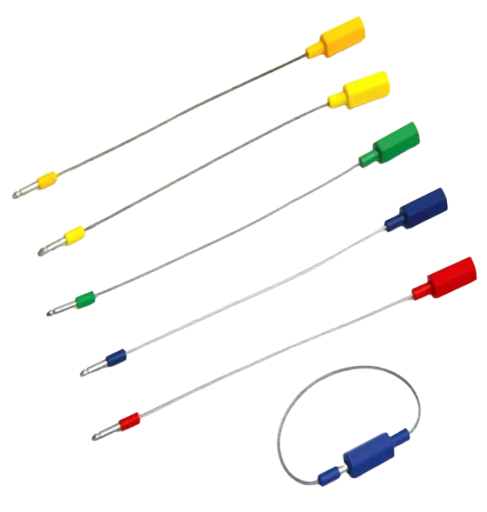 PLASTIC STEEL WIRE CABLE LOCK  [SHIPMENT LOCK]