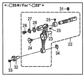 NEEDLE BAR CONNECTING ROD SET [TAKE UP LEVER SET]
