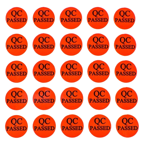 QC PASS STICKER