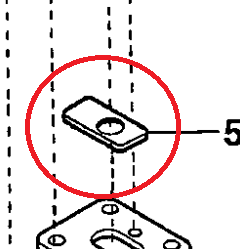 TOP FEED DOG BAR SEAL