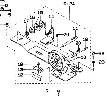 BOBBIN DEVICE ASSY [BOBBIN WINDER UNIT]